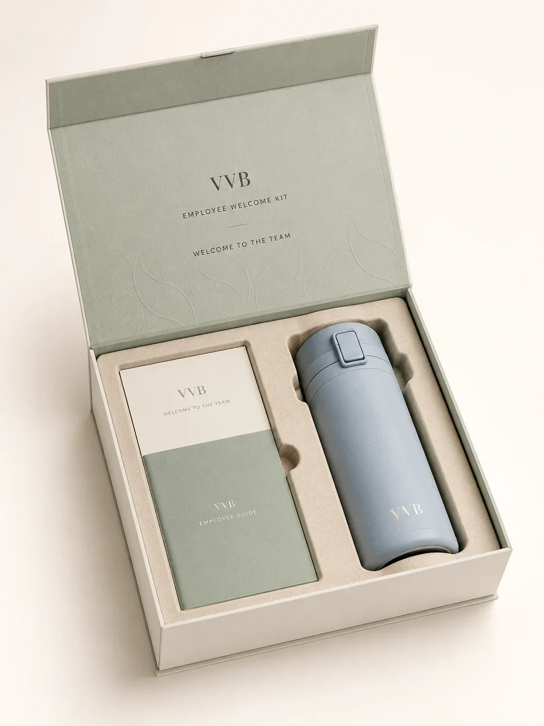 Executive business gift box with premium presentation and protective insert.